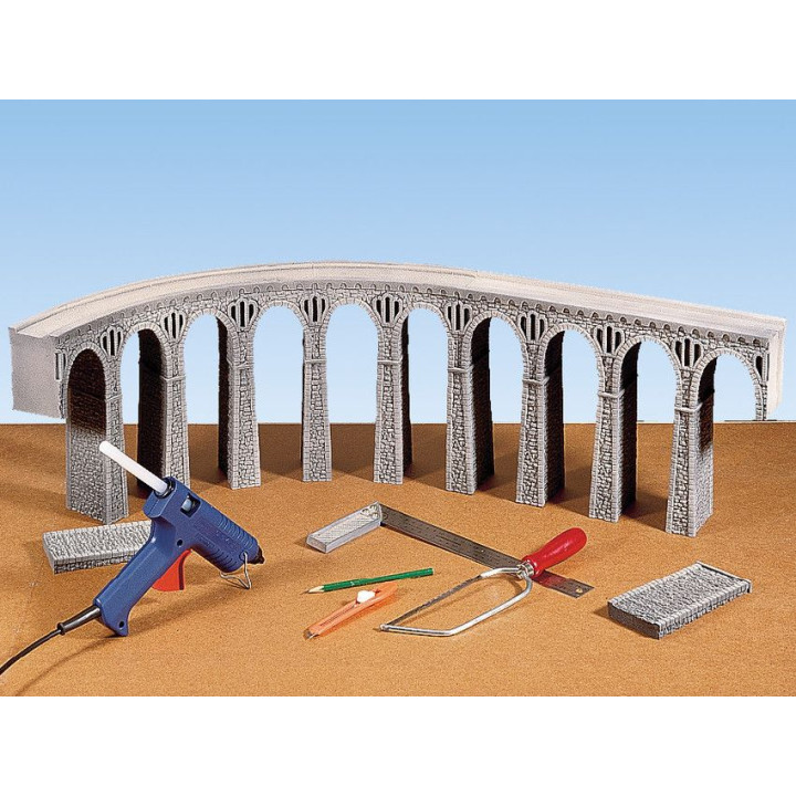 Kamenný viadukt oblúkový R2, 30° 7,1 x 24,5 cm  NO58665