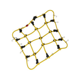 Robitronic poutací síť z háčky 15x12cm žlutá