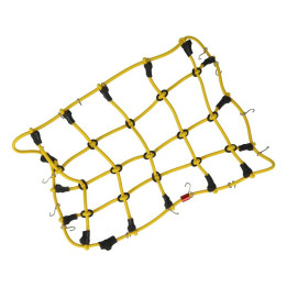 Robitronic poutací síť z háčky 19x12cm žlutá