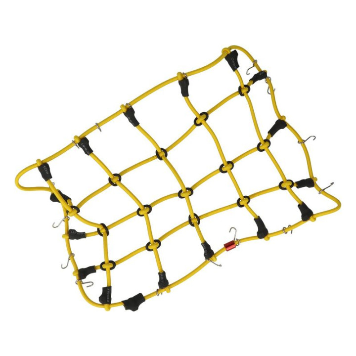 Robitronic poutací síť z háčky 19x12cm žlutá