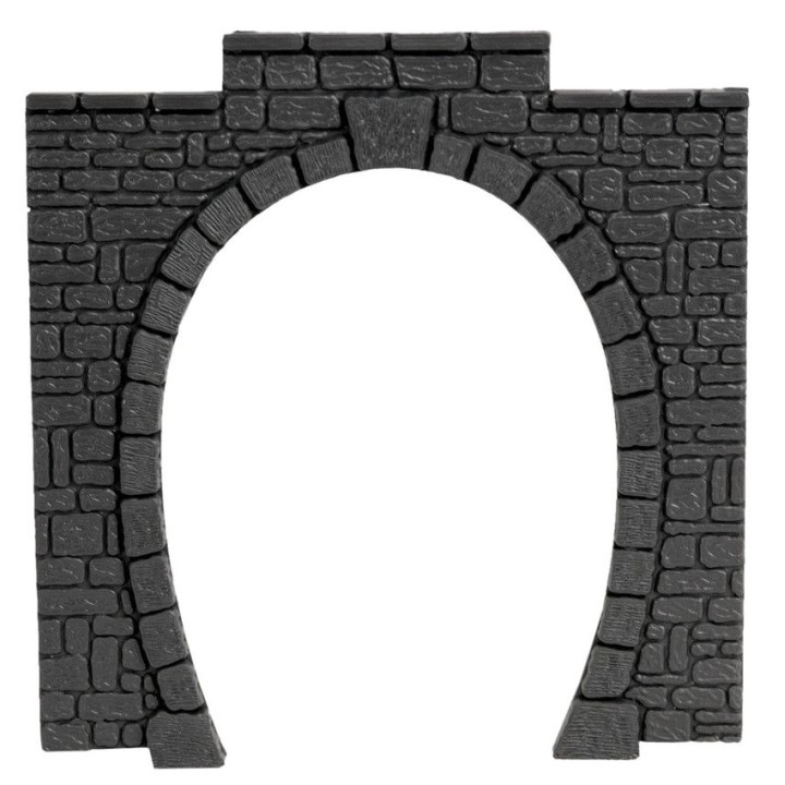 Tunelový portál 1-koľajný 2 ks, 11 x 11 cm  NO60010