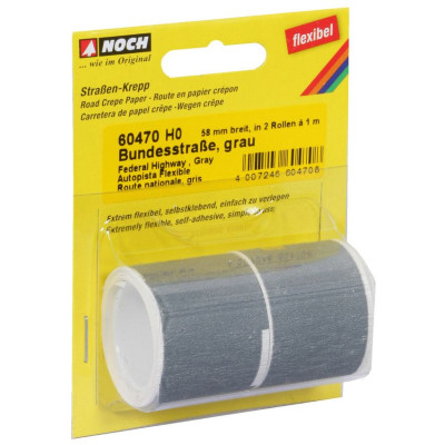 Cesta 1.triedy šedá 5,8 cm široká - sada 2 role  NO60470