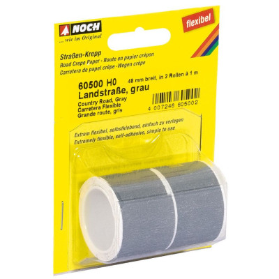 Cesta šedá 4,8 cm široká - sada 2 role  NO60500