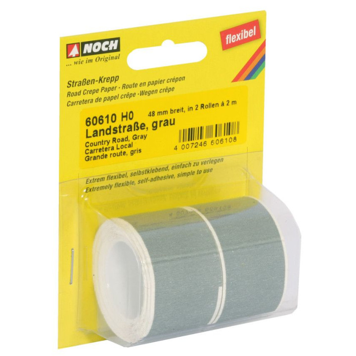 Cesta 1.triedy, sivá v 2 roliach, 200 x 4,8 cm  NO60610