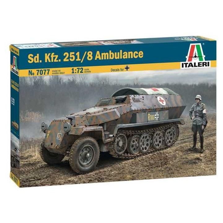 Model Kit military 7077 - Sd.Kfz. 251/8 Ambulance (1:72)
