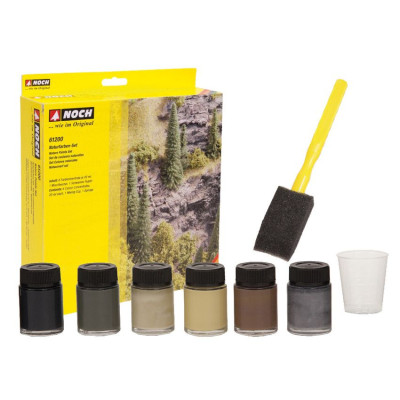 Prírodné farby - set, 6 x 20 ml farebných koncentrátov  NO61200