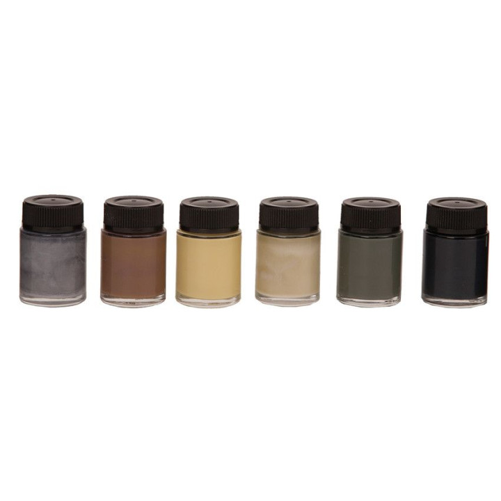 Prírodné farby - set, 6 x 20 ml farebných koncentrátov  NO61200