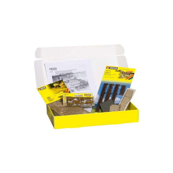 Tématický set - Pasúci sa dobytok s prístreškom  NO65607