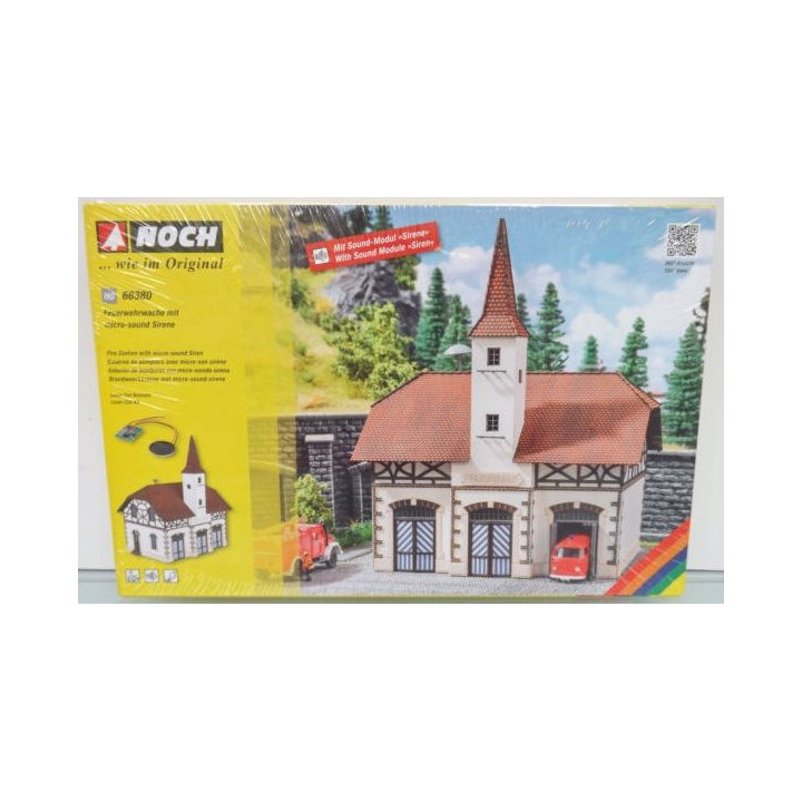 Požiarna stanica (so zvukom), 16 x 11 x 19 cm  NO66380