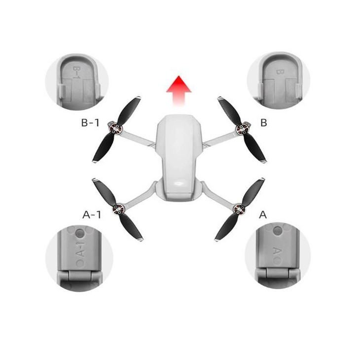 MAVIC MINI - Rozkládací zvýšené přistávací nohy