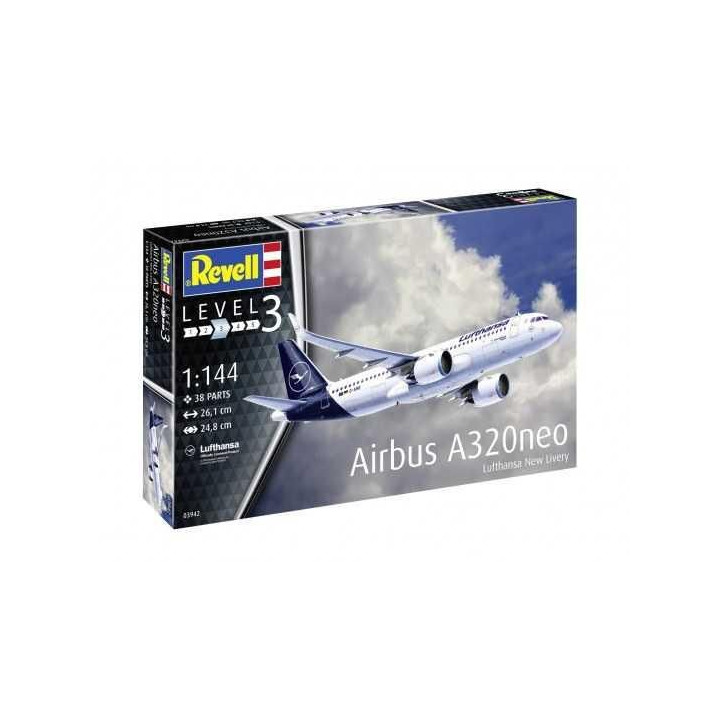 Modelset letadlo 63942 - Airbus A320 neo Lufthansa (1:144)