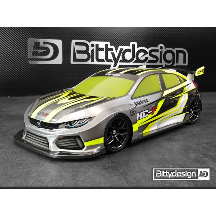 Karoserie čirá Bittydesign pro TC FW podvozky 190mm