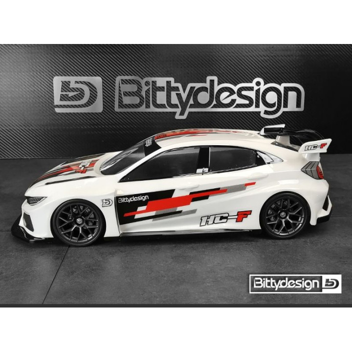 Karoserie čirá Bittydesign pro TC FWD podvozky 190mm