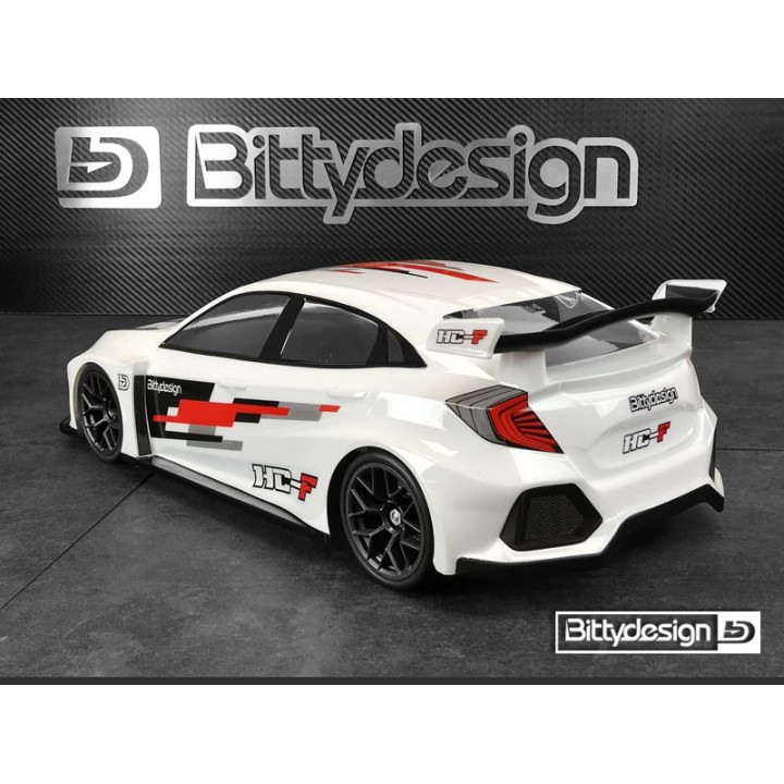 Karoserie čirá Bittydesign pro TC FWD podvozky 190mm
