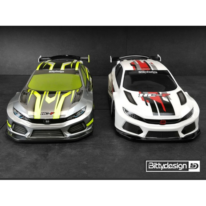 Karoserie čirá Bittydesign pro TC FWD podvozky 190mm