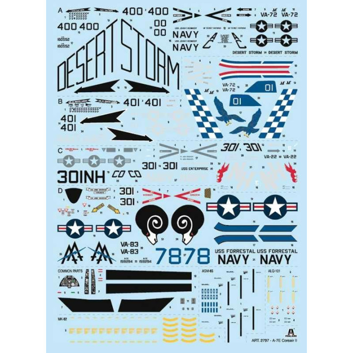 Model Kit letadlo 2797 - A-7E Corsair II (1:48)