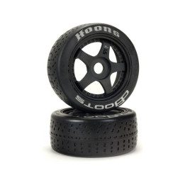 Arrma kolo s pneu 2.9" dBoots Hoons 42/100 stříbné (2)