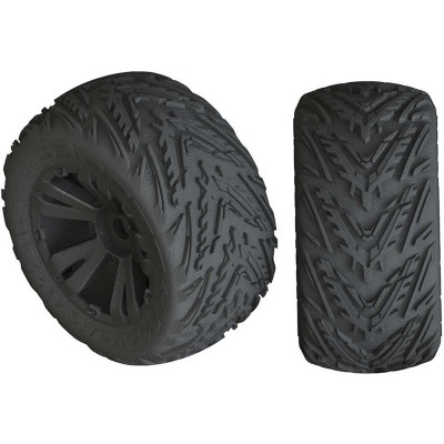 Arrma kolo s pneu Minokwa 4S černá (2)
