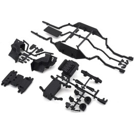 Axial spodní kolejnice, lyžina, deska baterií: Wraith 1.9