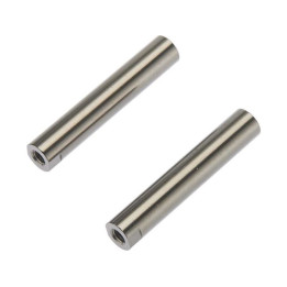 Axial závitová trubička 6x33mm hliník šedá (2)