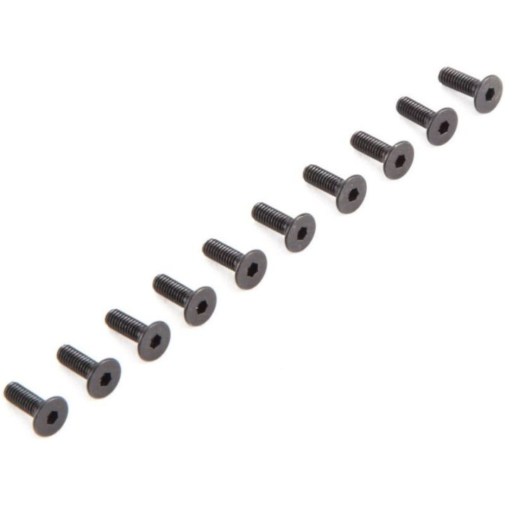 Losi: Šroub Flat Head M2.5 x 8mm (10)