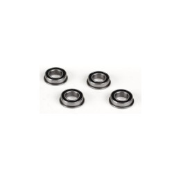 Ložisko chrom guma s přírubou 8x14x4mm (4)