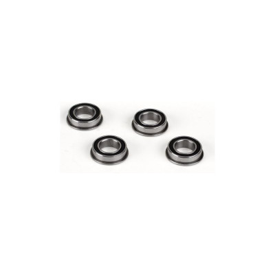 Ložisko chrom guma s přírubou 8x14x4mm (4)