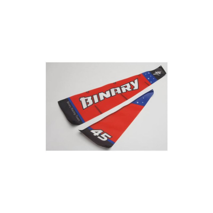 Binary - sada plachet červená