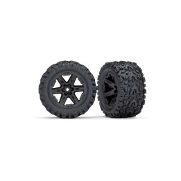 Traxxas kolo 2.8", disk Rustler 4x4 černý, pneu Talon Extreme (pár)
