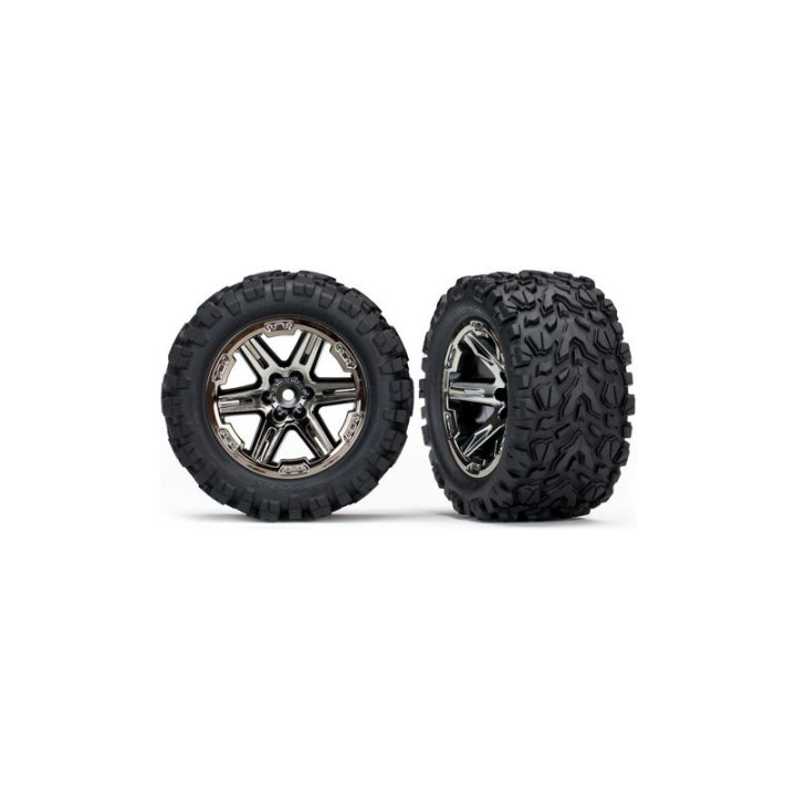 Traxxas kolo 2.8", disk RXT černý chrom, pneu Talon Extreme (pár)