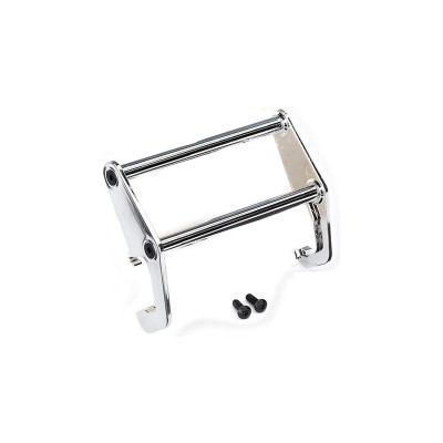 Traxxas Push bar, bumper (chrome) (fits NO8069 bumper)