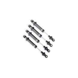 Traxxas tlumič GTS stříbrný (Long Arm Lift Kit) (4)