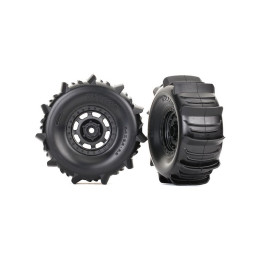 Traxxas kolo 3.2/2.2", disk Desert Racer, pneu Paddle (pár)