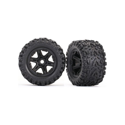 Traxxas kolo 3.8", disk černý, pneu Talon EXT (pár)