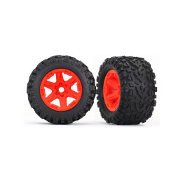 Traxxas kolo 3.8", disk oranžový, pneu Talon EXT (pár)