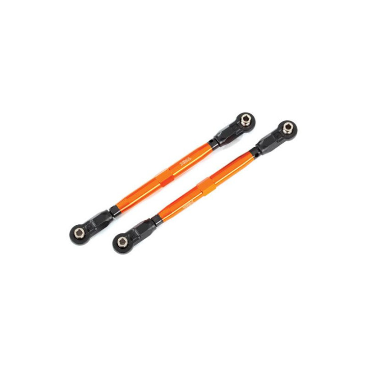Traxxas spojovačka hliníková oranžová (2) (pro WideMaxx)