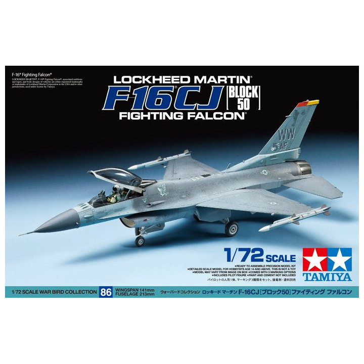 Tamiya US F-16CJ Fighting Falcon 1:72