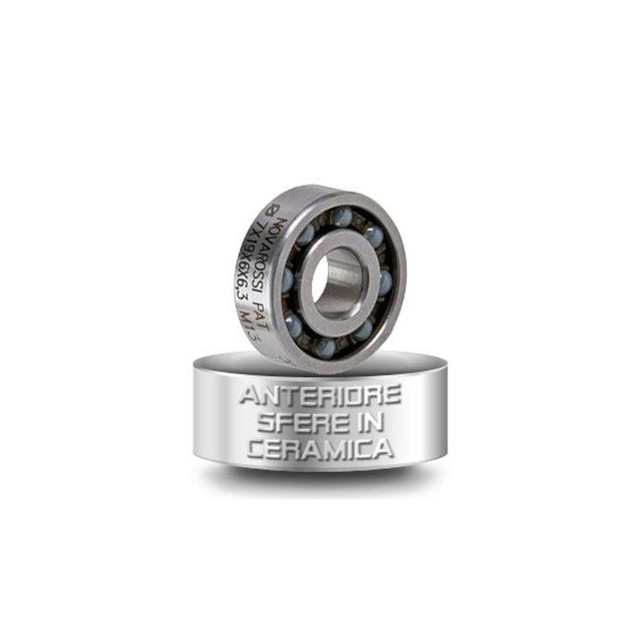 Přední keramické kuličkové ložisko - 7x18x5,3mm - 9 kuliček