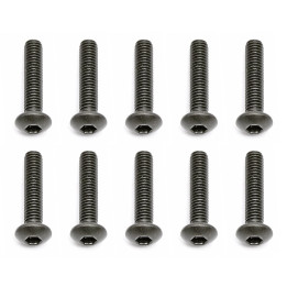 Šroub M3x14mm s imbusouvou čočkovou hlavou, 10ks.