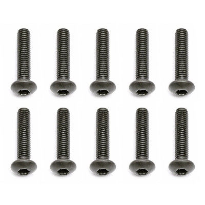 Šroub M3x14mm s imbusouvou čočkovou hlavou, 10ks.
