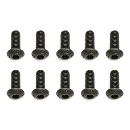 M3x0,5x8mm Imbusový šroub s kulatou hlavou, 10 ks.