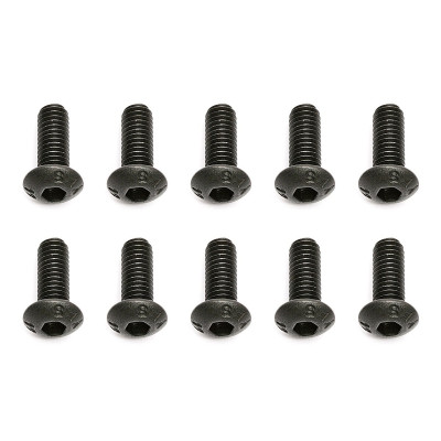 M3x0,5x8mm Imbusový šroub s kulatou hlavou, 10 ks.