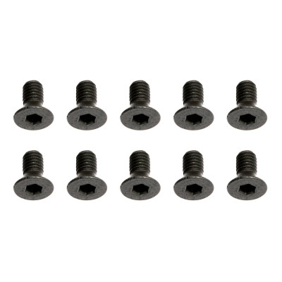 M3x0,5x6mm, Imbus šrouby s zápustnou hlavou, 10 ks.