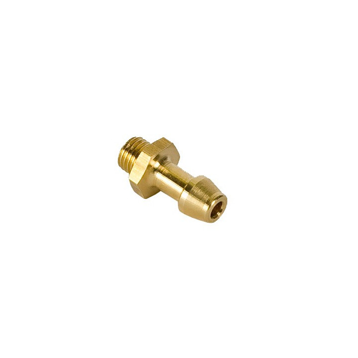 Brass intake 4MB M4x0,5mm Hexagon 6mm