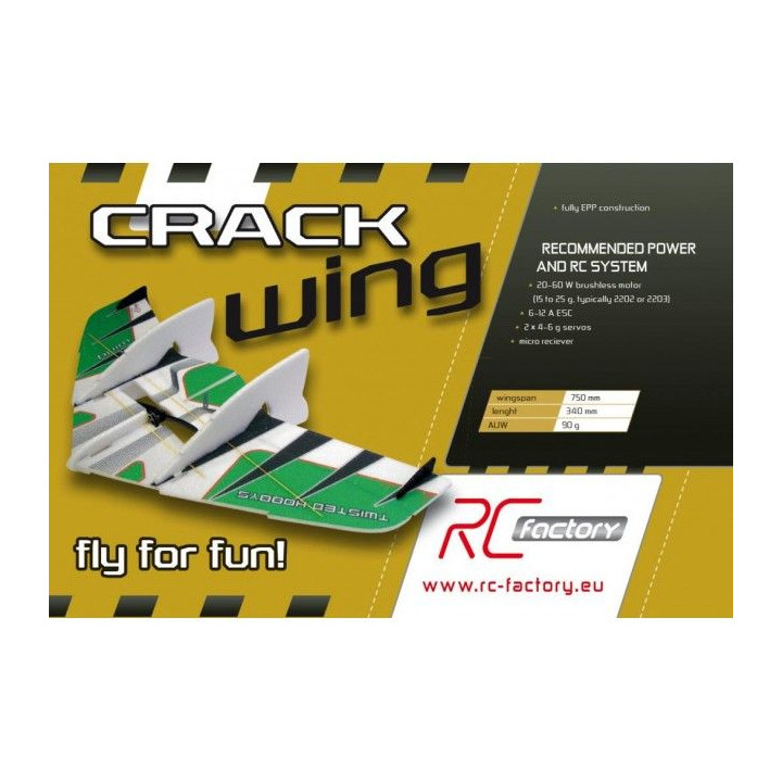 RC Factory Crack Wing rôzne farby
