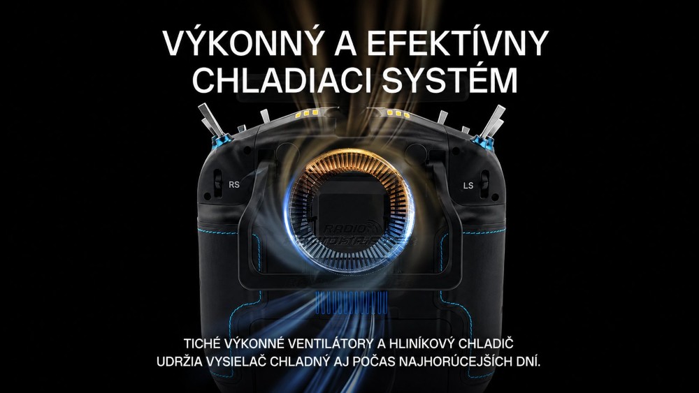 Chladenie RadioMaster TX16S MK3 MAX