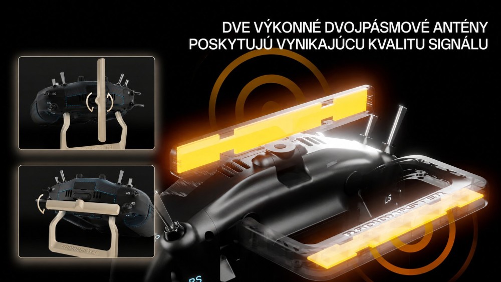 Dvojpásmové antény RadioMaster TX16S MK3 MAX