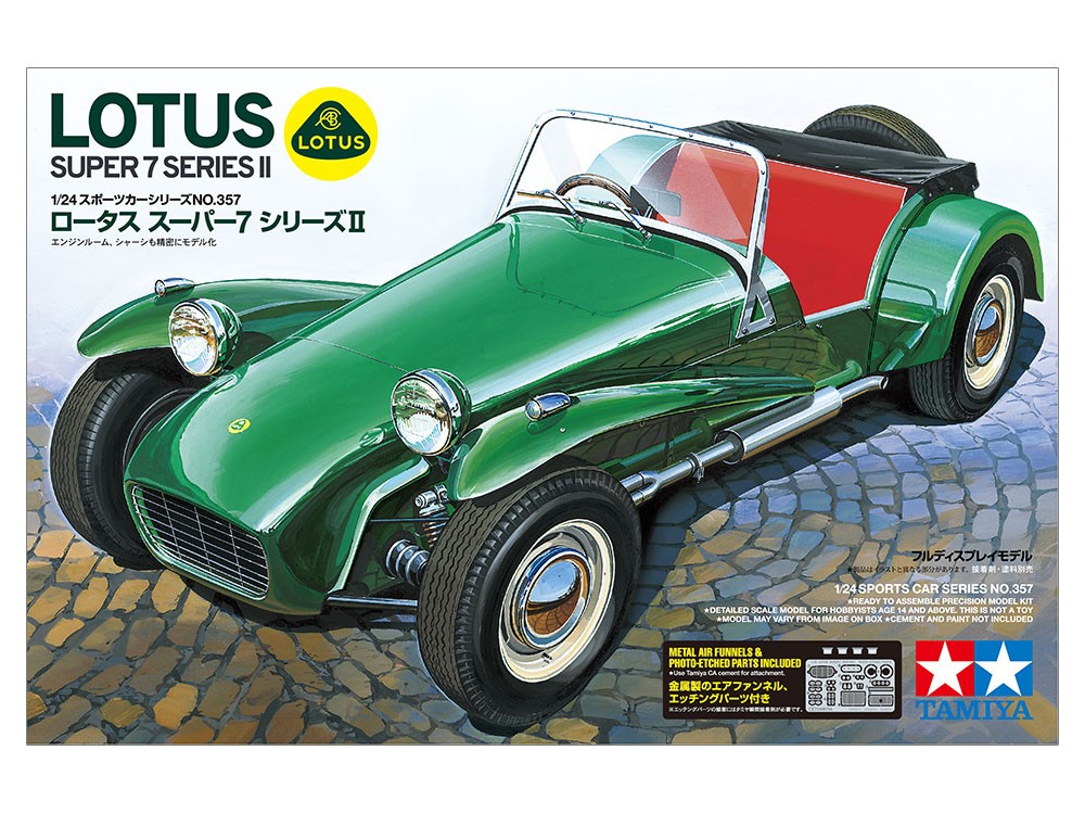 Tamiya Lotus Super 7 Series II balenie
