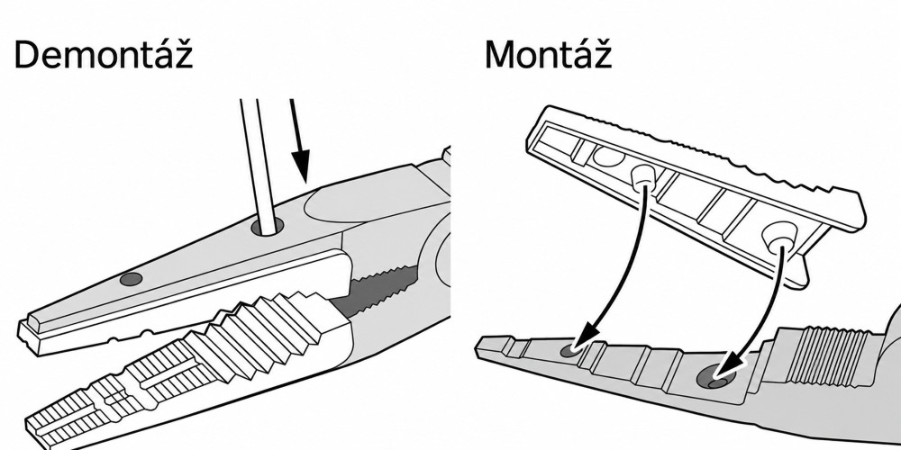 Výmena vložiek Tamiya 74166