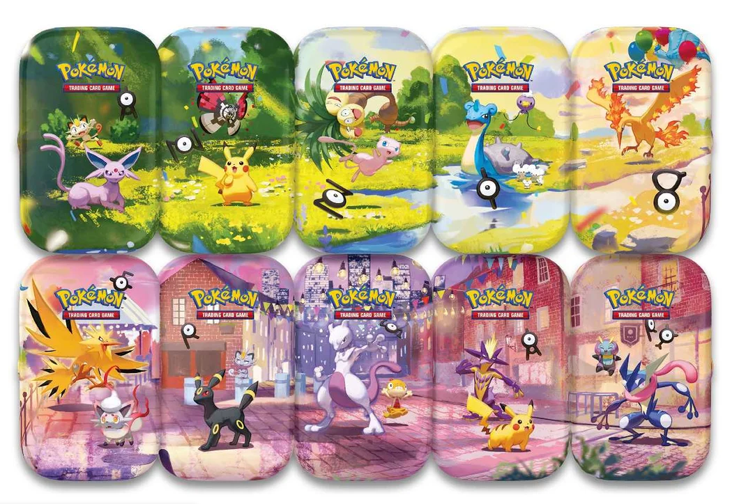 Pokémon TCG 30th Celebration Mini Tin - rôzne motívy